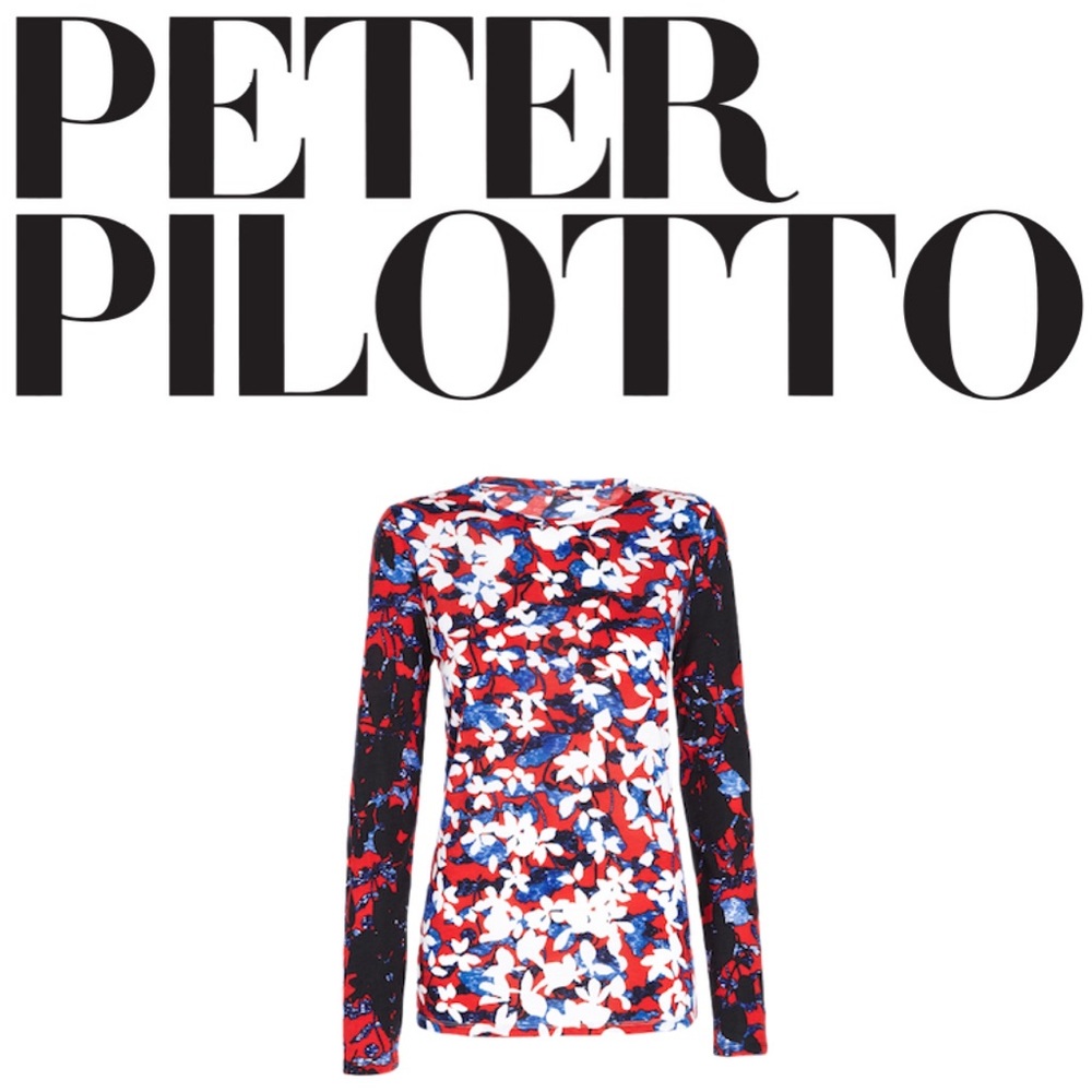 PETER PELOTTO X Target printed long sleeve top